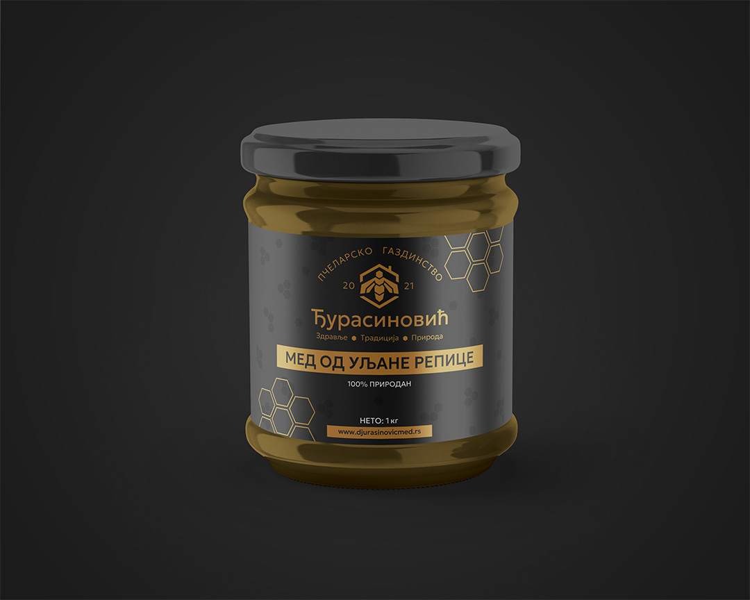 Đurasinović med - med od uljane repice - tegla